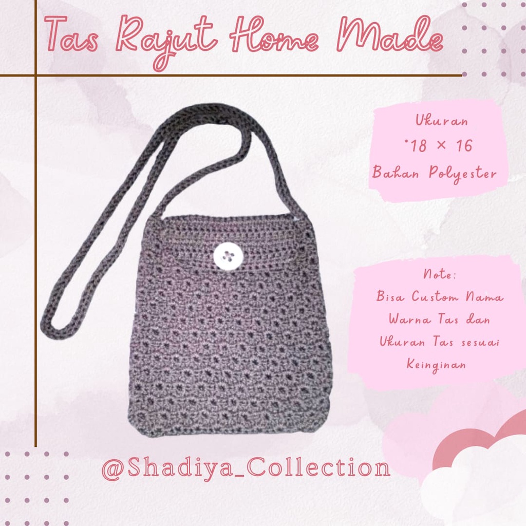 Tas Serut / Tas Rajut / Tas kerut / Tas rajut HP