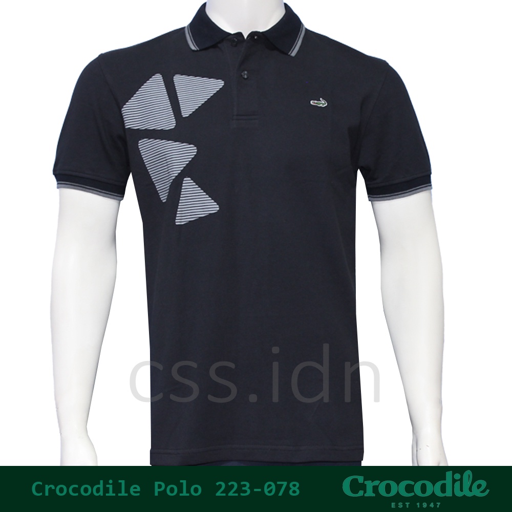 Kaos Kerah Polo Slim Fit Pria Crocodile 223-078