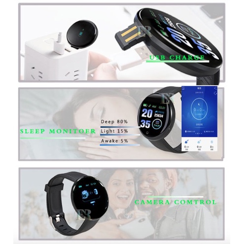 Smartwatch Layar 1.3inci Bluetooth Apk Version Sport Edition IP67 Anti Air dan Anti Debu Smartband Jam Tangan Pintar Deteksi Detak Jantung Untuk Olahraga Berlari Bersepeda Mendaki Support Android dan Iphone