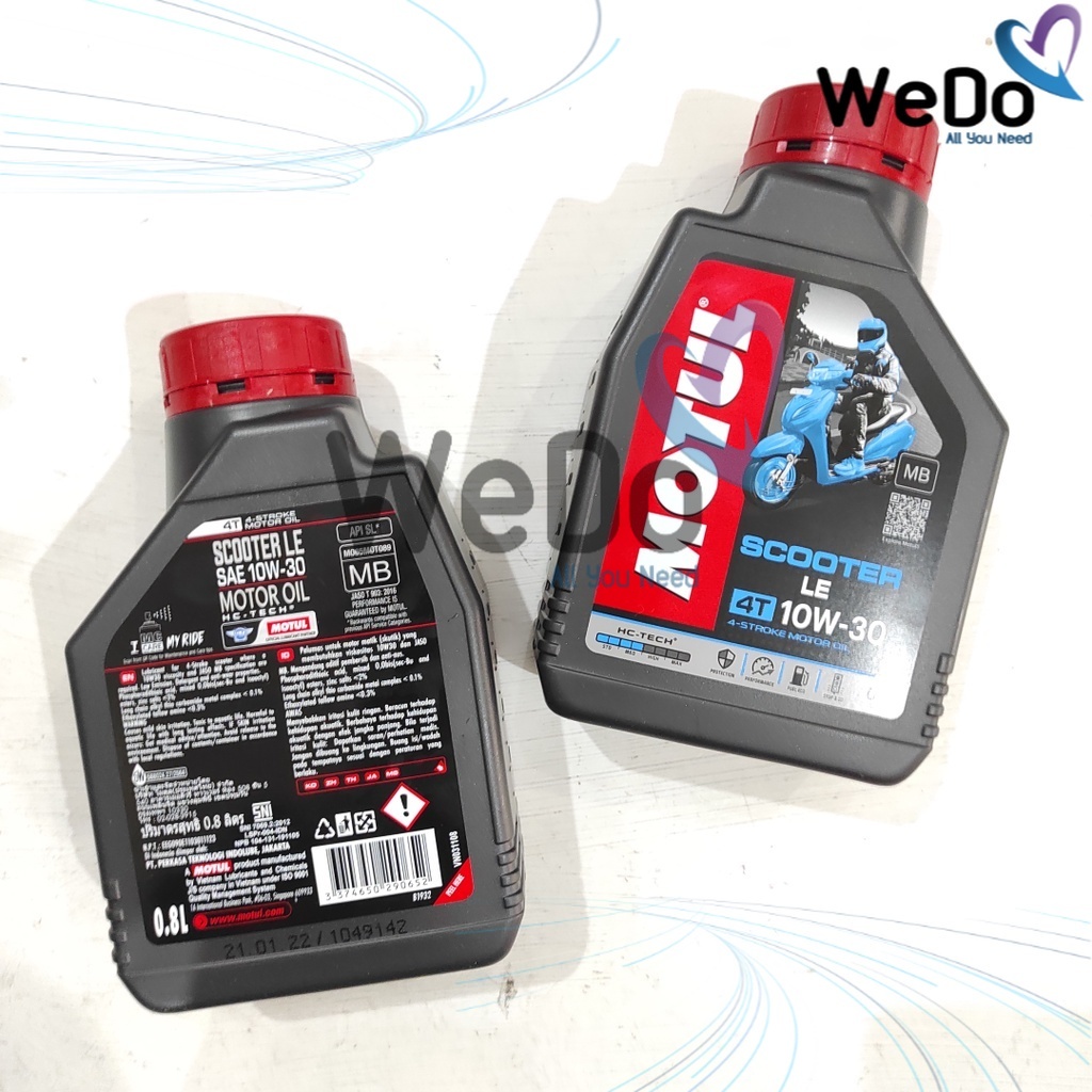 Oli Motul Matic Scooter LE Motor Matik Oil 800ml 10w30 Universal Honda Yamaha Suzuki Kawasaki