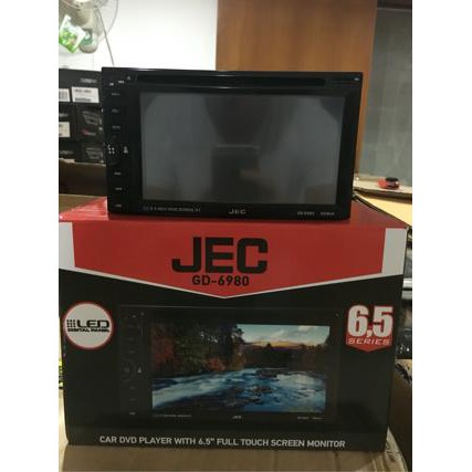 tv mobil/dvd double din merk JEC layar 6.5 inch Terlaris
