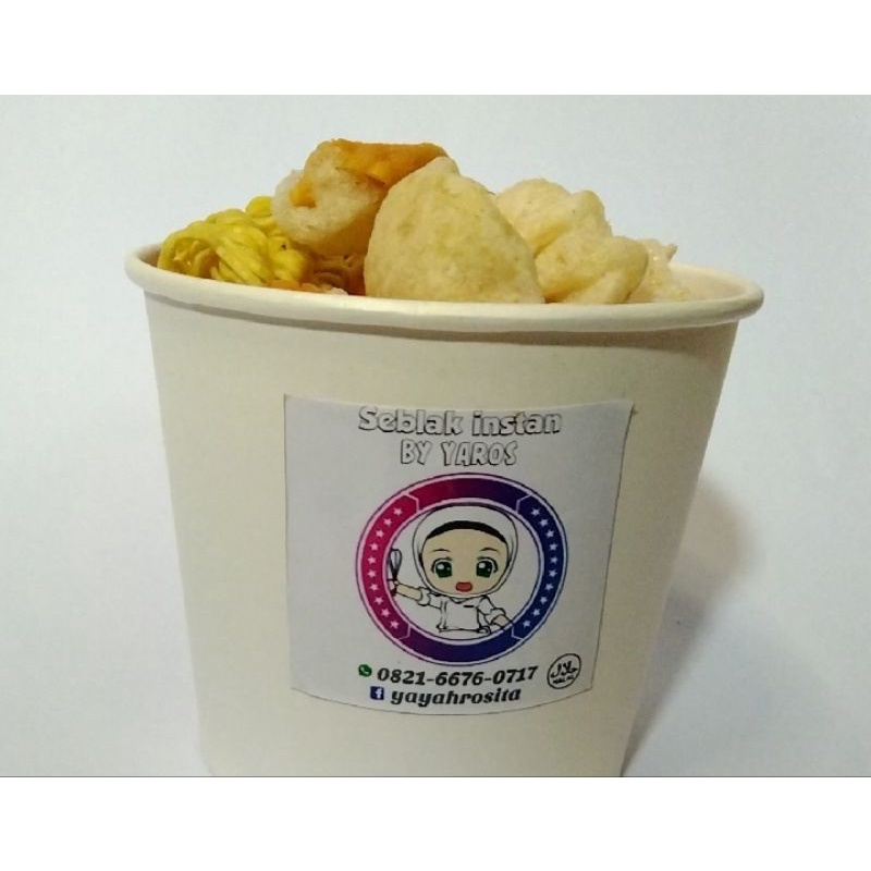 

seblak cup instan by yaroskitchen