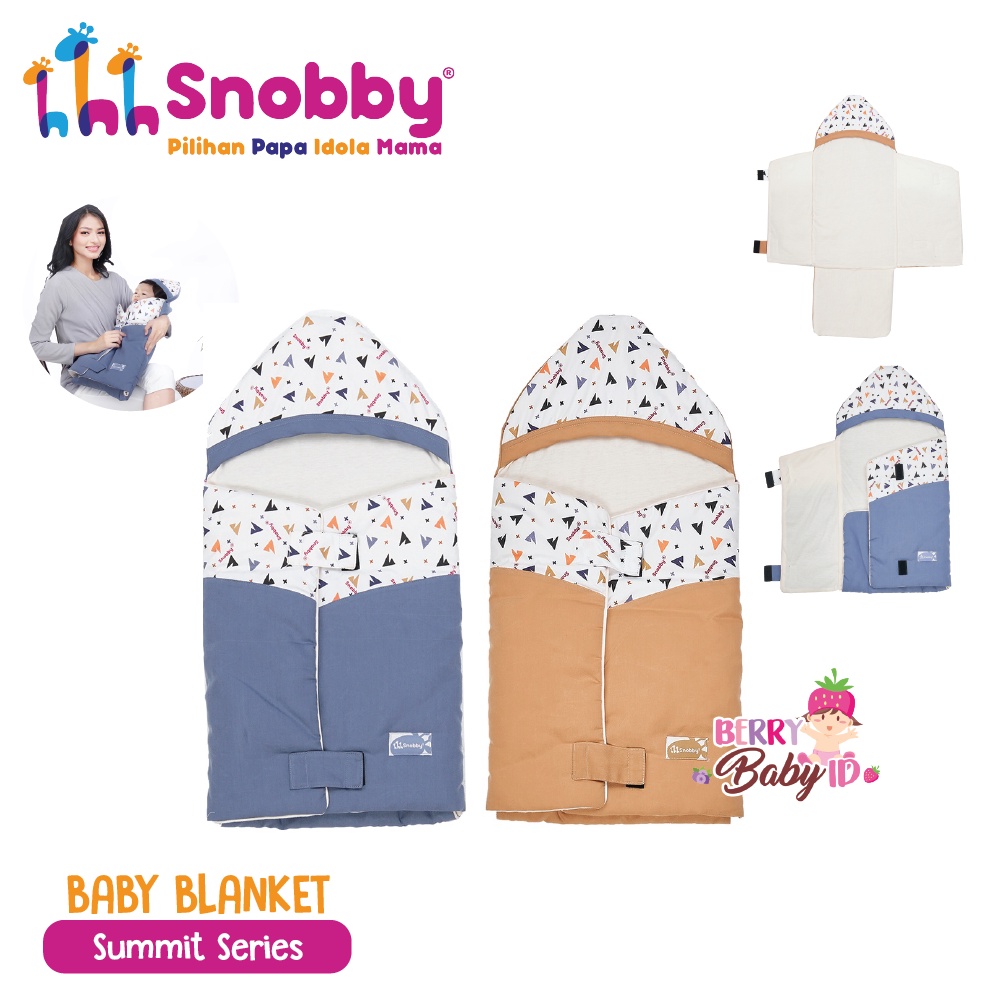 Snobby Blanket Selimut Topi Bayi 0-6 Bulan Summit Artsy Twiza Arrow Series Berry Mart