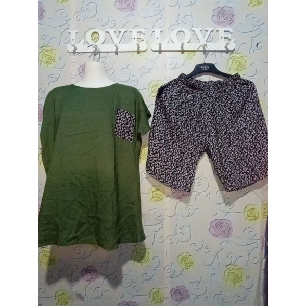 PAJAMAS RAYON/SETELAN RAYON PENDEK