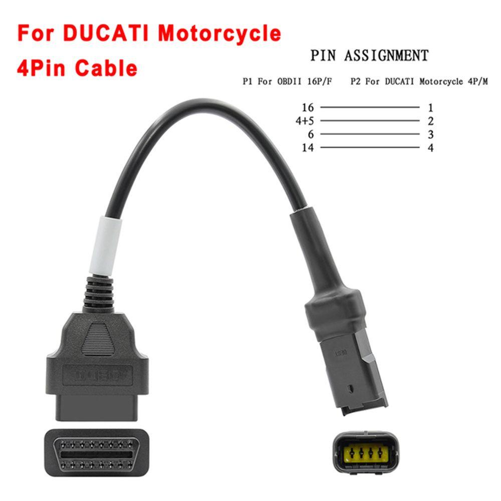 Lanfy Kabel Motor Motobike For KTM For HONDA Moto For SUZUKI For Ducati Diagnostics Connector OBD2 Extension Cable