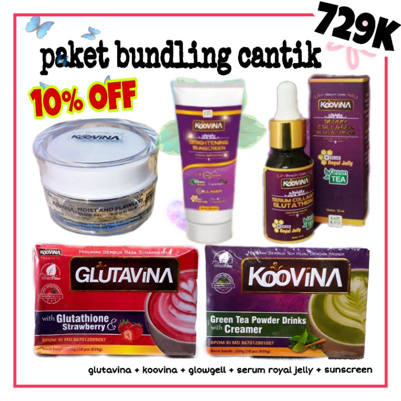 KOOVINA PAKET BUNDLING HEMAT LENGKAP DAN MURAH ORIGINAL