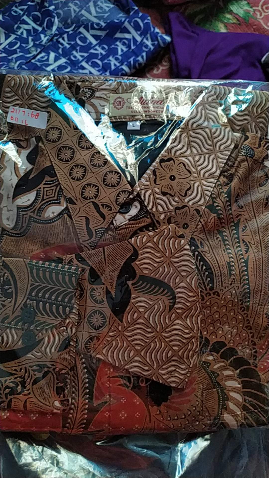 Baju Batik Pria Lengan Panjang Slim Fit Kemeja Batik Modern Furing Jawa Solo Slimfit Premium Pcw011