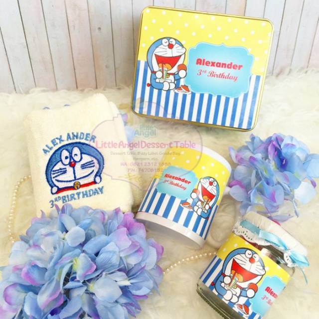 HAMPER / SOUVENIR MUG, TOWEL, & JAR WITH TIN BOX PACKAGING