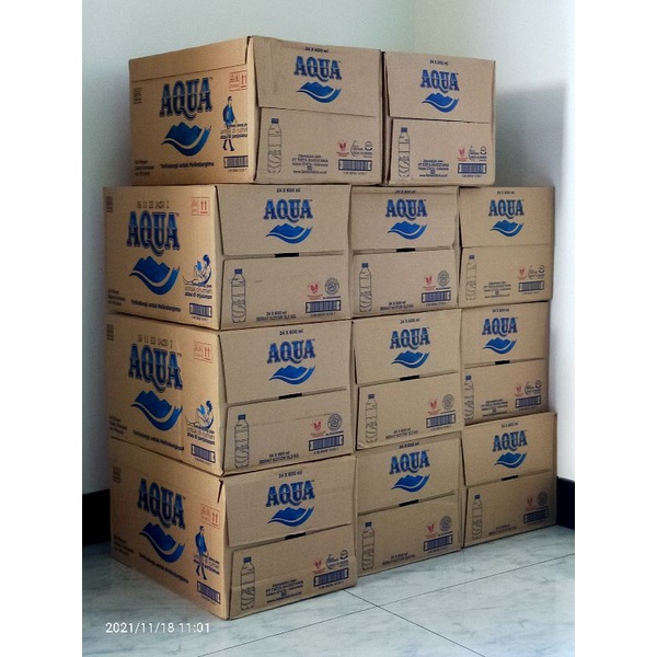 

Aqua Botol 600ml 1 Dus 24pcs