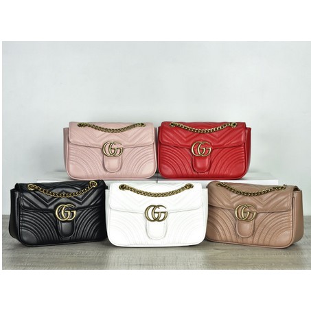 TAS GUCCI MARMONT MATELASSE IN FAUX CALFSKIN LEATHER (SEMI PREMIUM AAA)
