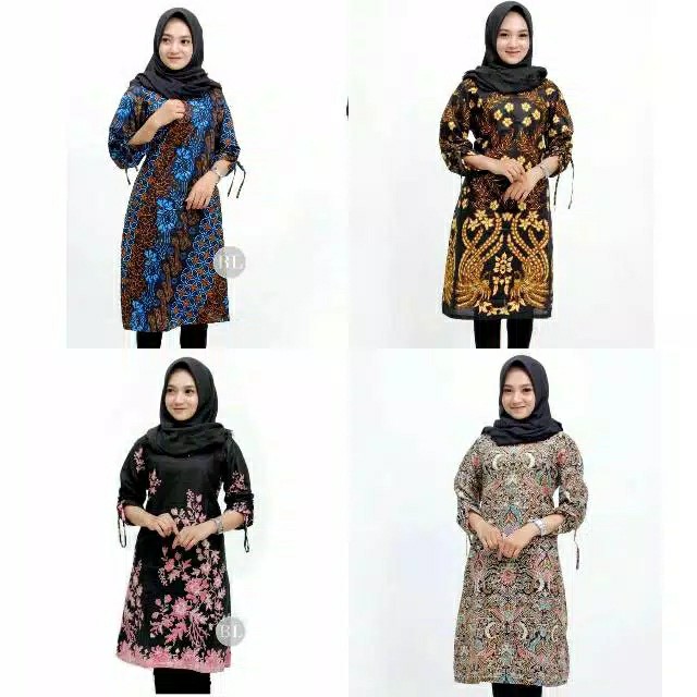 Tunik Batik Wanita M L Xl Xxl Xxxl Xxxxl Xxxxxl