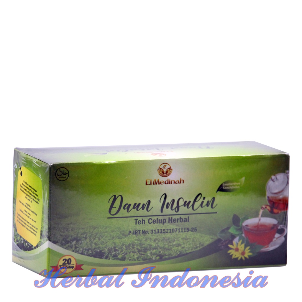 Teh Celup Herbal Daun Insulin El Medinah | Teh Celup Herbal DIABETES