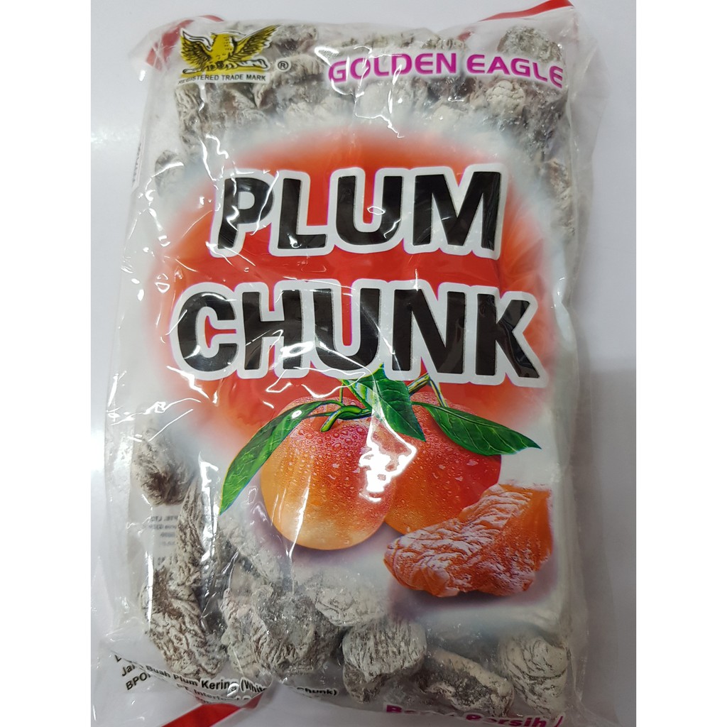 PLUM CHUNK 500gram / KIAMBOY / HAMOY / BUAH PRUNE KERING TANPA BIJI ...