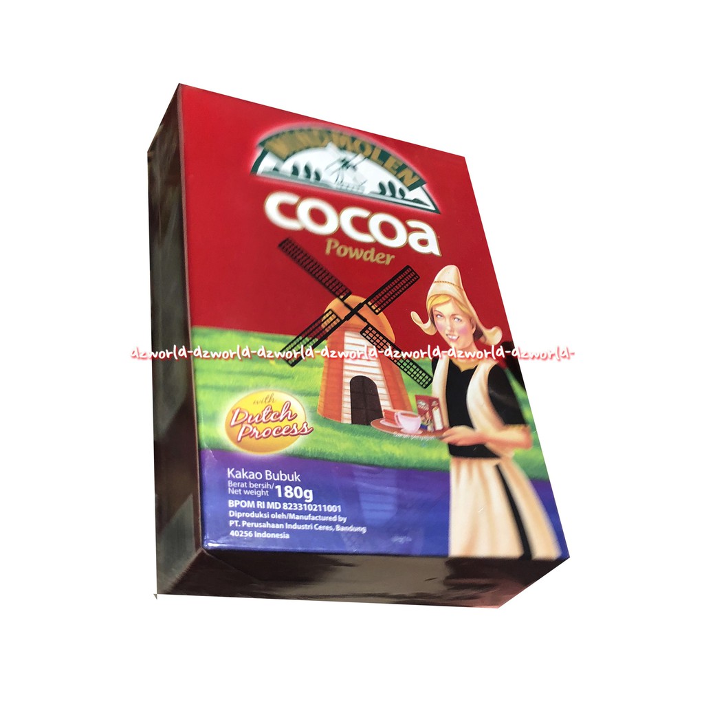 Windmolen Cocoa Powder 180gr Kakao Bubuk 180gr Tepung Kakao Bubuk Coklat