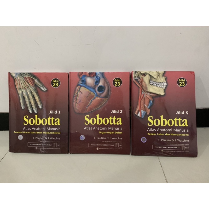Sobotta Atlas Anatomi Manusia Edisi 23 EGC ORIGINAL secondhand
