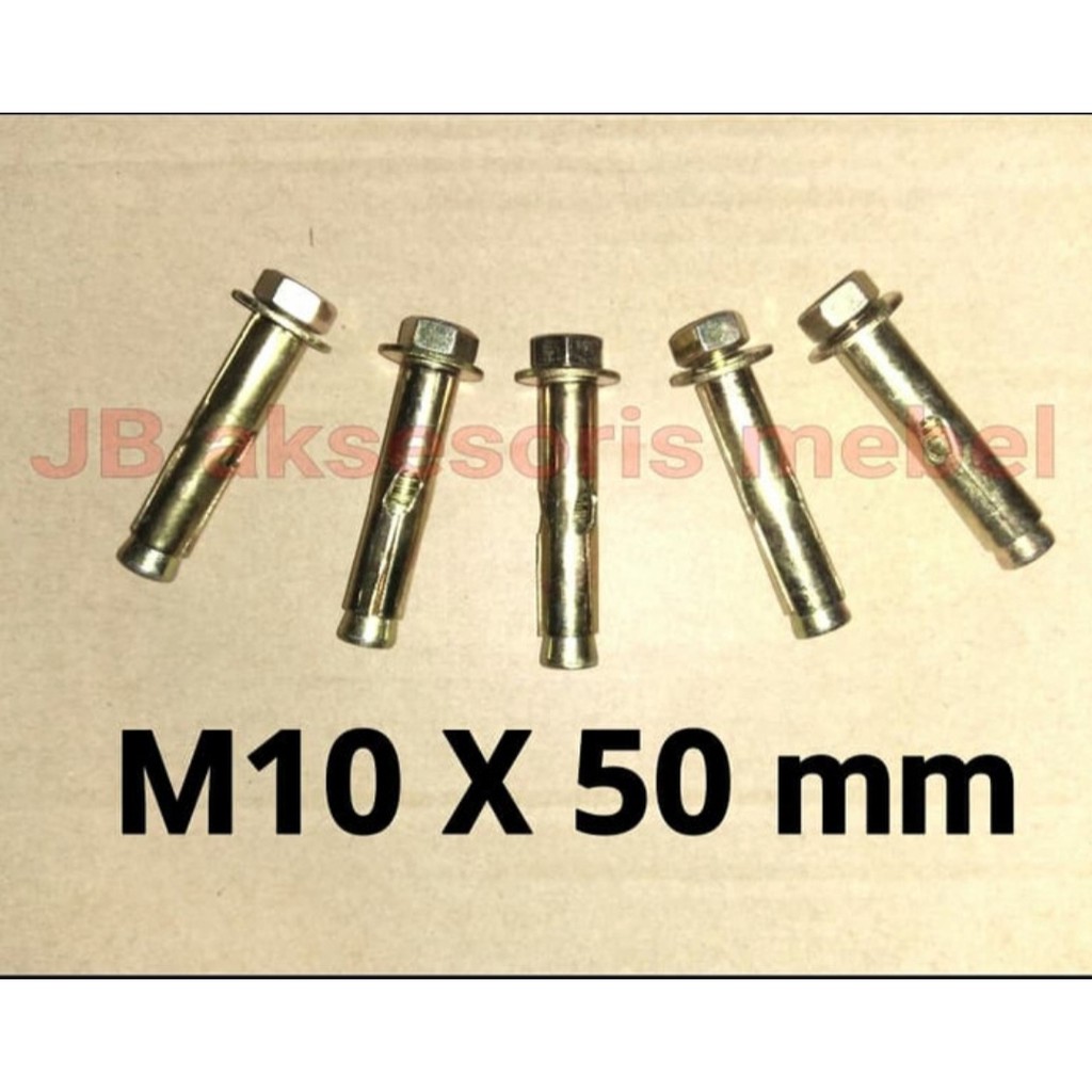 DYNABOLT 10X50MM | DINABOLT 10X5 CM | DINABOL | BAUT TANAM TEMBOK