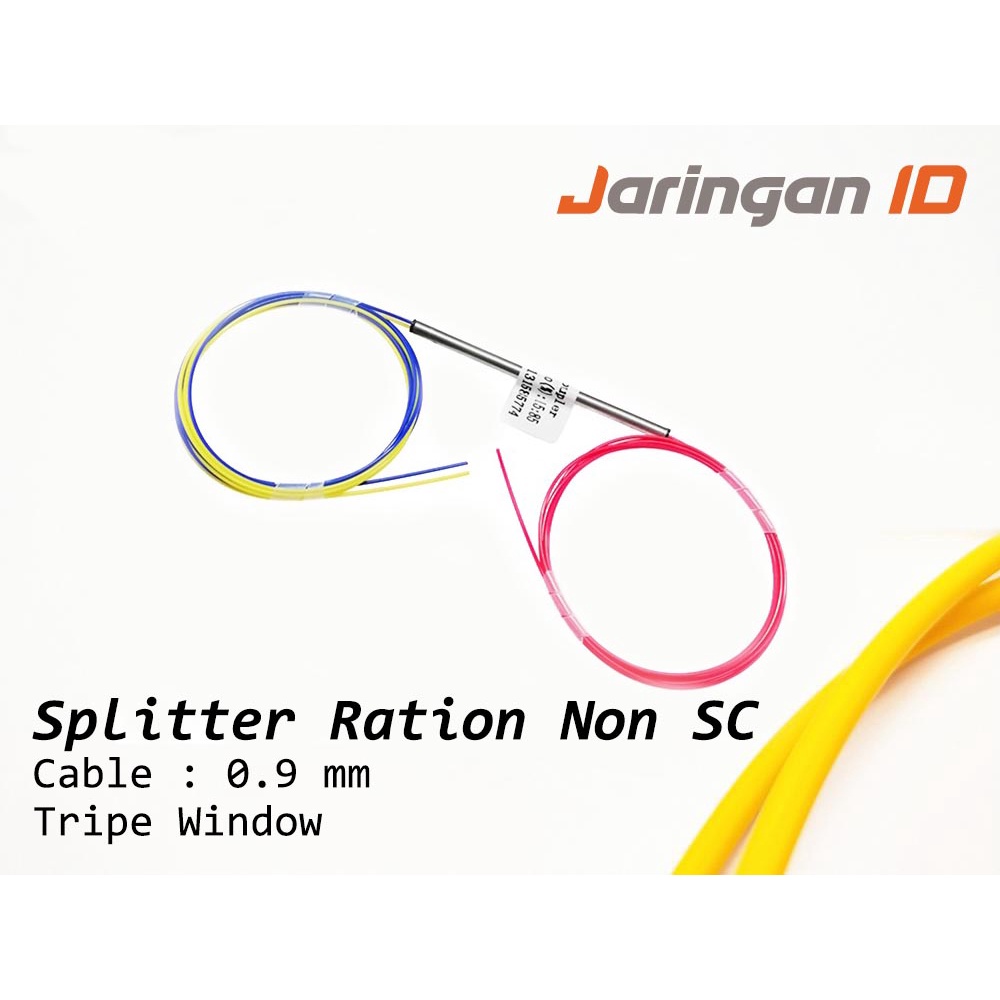 FBT Splitter Ratio Tanpa SC UPC DOUBLE WINDOW