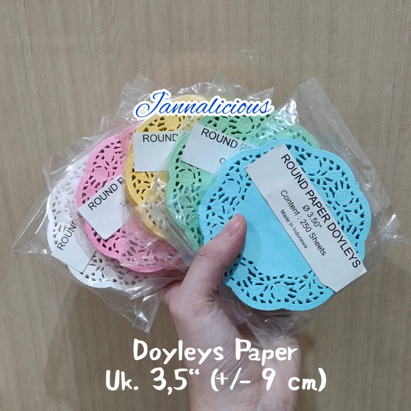 

Doyleys Paper / Kertas Renda Uk. 3,5" (+/- 9cm) [250pcs]