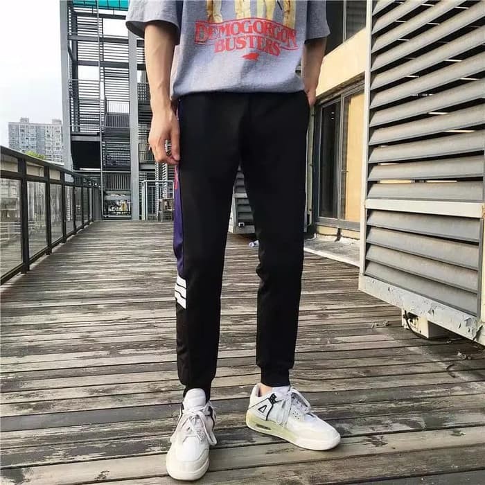 TBI Import Celana Joger Pria DFLEF Man Jogger Street Style Pant K-POP BTS