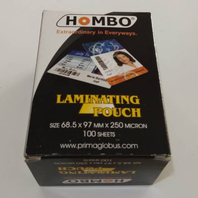 

Laminating Pouch Hombo KTP