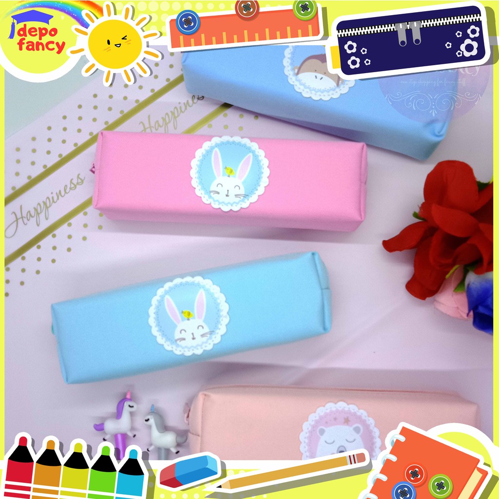 

Tempat Pensil Pencil Case Kotak Resleting 89149 Animals