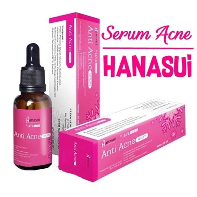 ⓗⓐⓝⓐⓢⓤⓘ Hanasui serum acne jerawat face wajah leher mengobati jrawat meradang merah