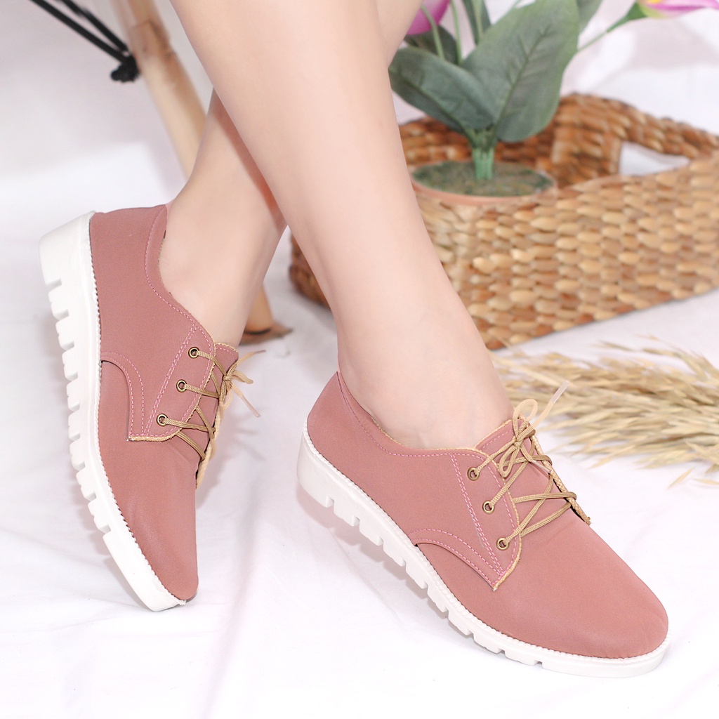 Milicca sepatu wanita sneakers wanita sepatu tali rezatre