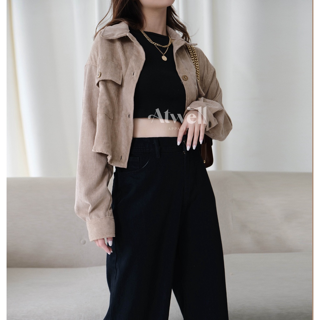 Moza Crop Corduroy Outer