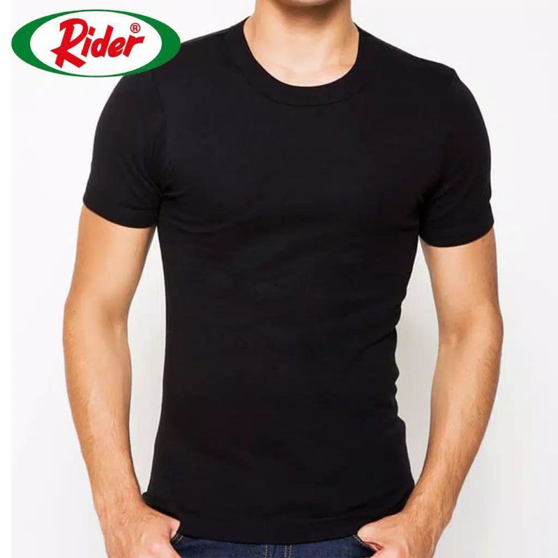 RIDER KAOS OBLONG R223 BW ROUND NECK ORIGINAL