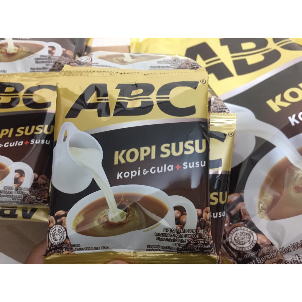 Kopi ABC Kopi Susu (Kopi + Gula + Susu) I Per Renceng