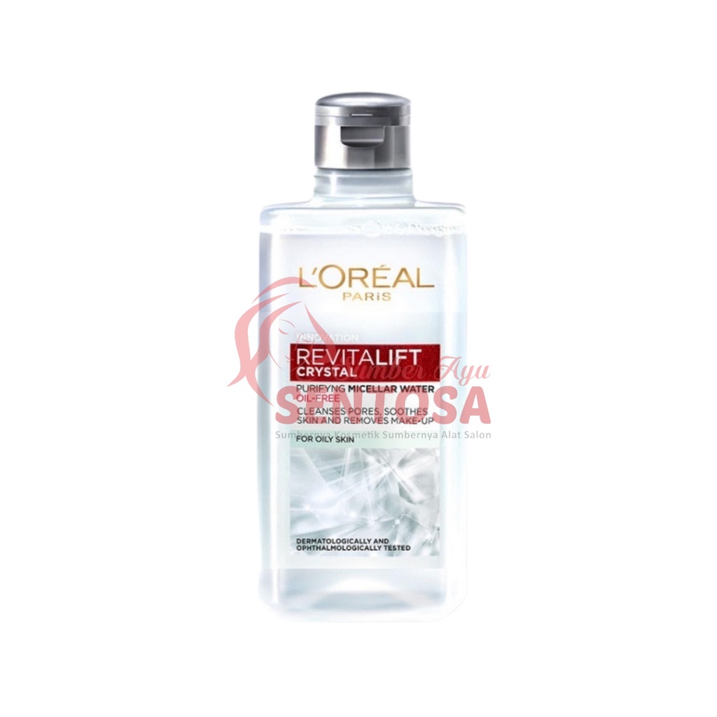 LOREAL REVITALIFT CRYSTAL PURIFYING MICELLAR WATER OIL-FREE 95ML