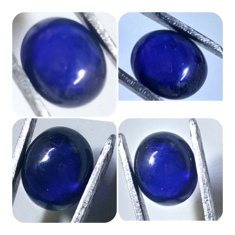 Batu blue safir Corodum (Asli)