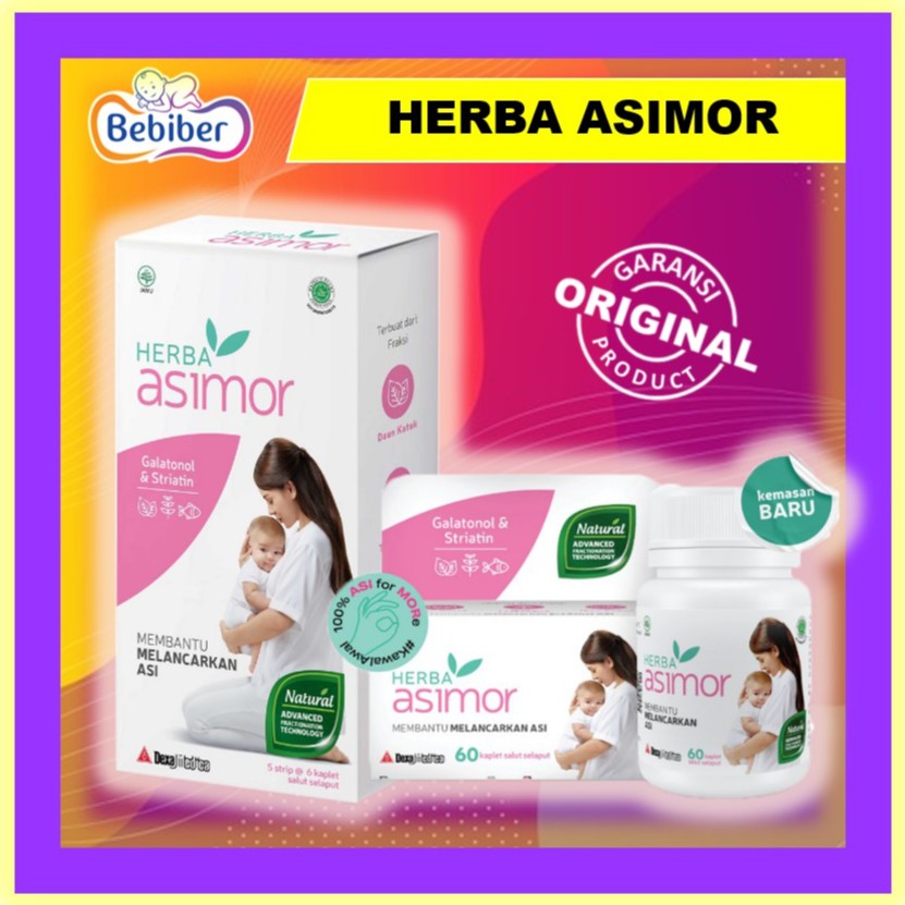 Herba Asimor Box 30 And 60 Kapsul Asi Booster Pelancar Asi Bebiber