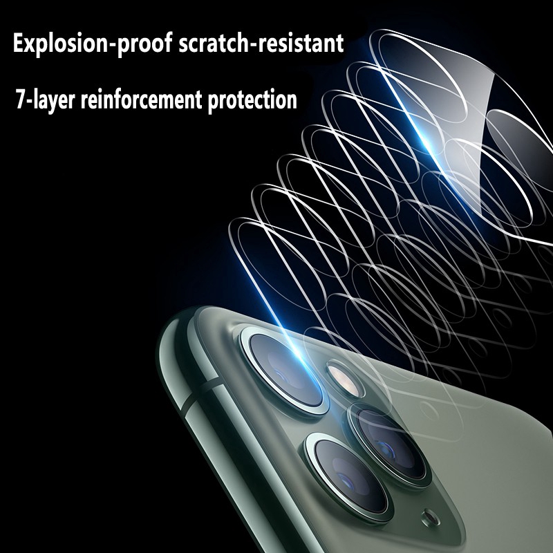 New iphone full cover lens film iphone11 11 pro 11pro max camera glass film camera film tempered glass full cover lens film