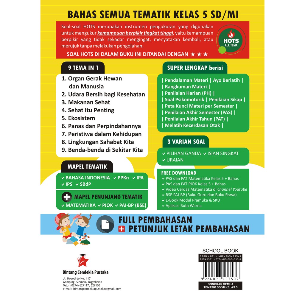 Buku Bongkar Semua Tematik Sd Mi Kelas 5 Shopee Indonesia