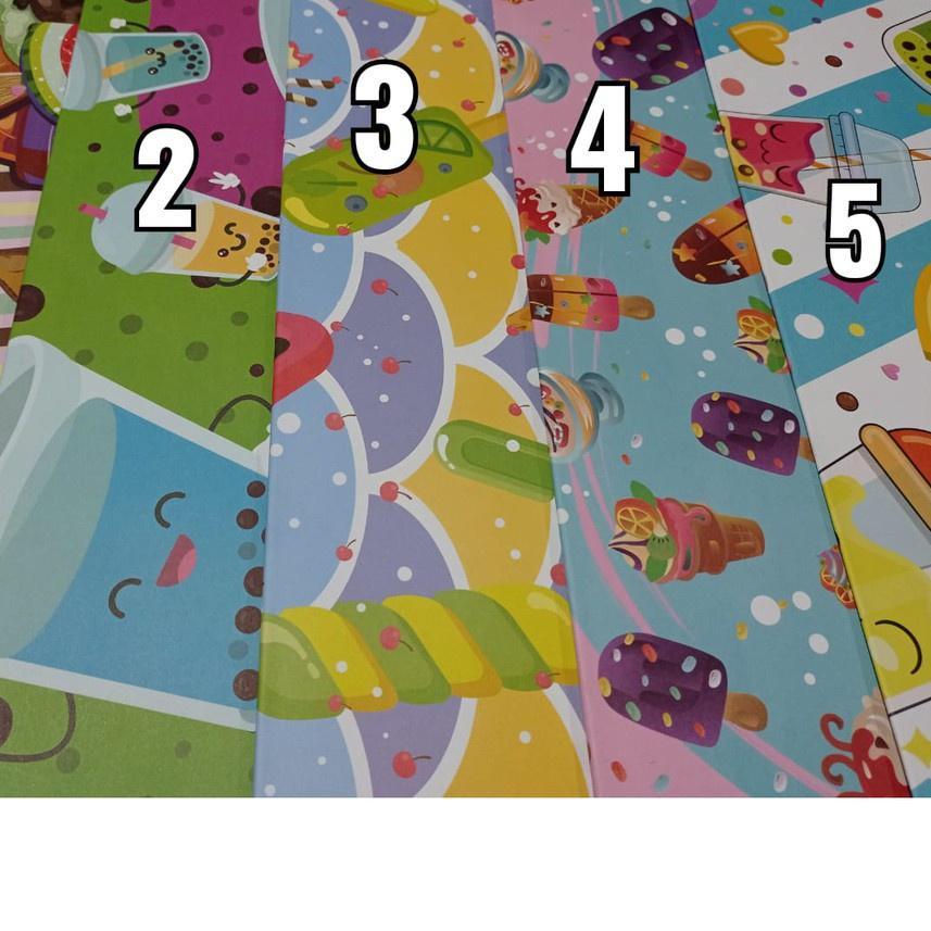 

☊ Kertas Kado SQUEEZY isi 50 Lembar ✵