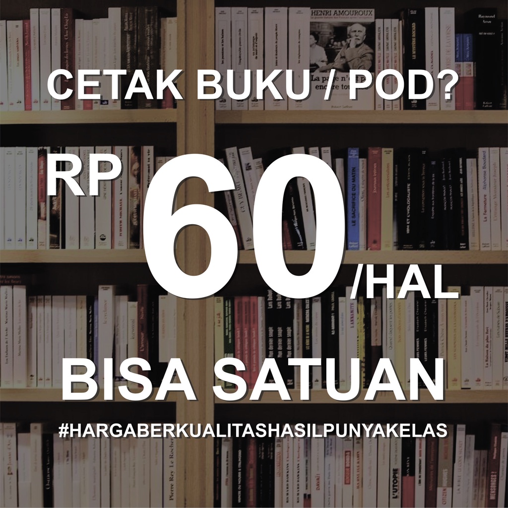 

CETAK ISI BUKU (HVS) BLACK&WHITE
