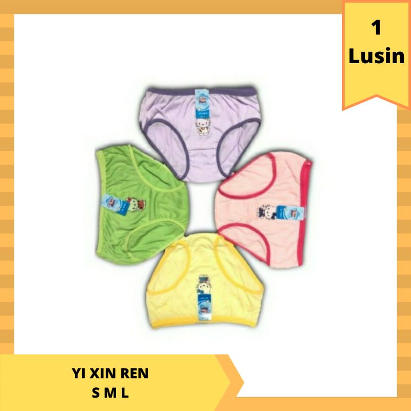 ( 1 lusin ) celana dalam anak perempuan YI XIN REN