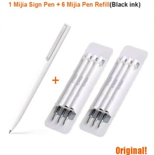 

100% Original Xiaomi Mijia Sign Pen + 6 pcs Refill promo