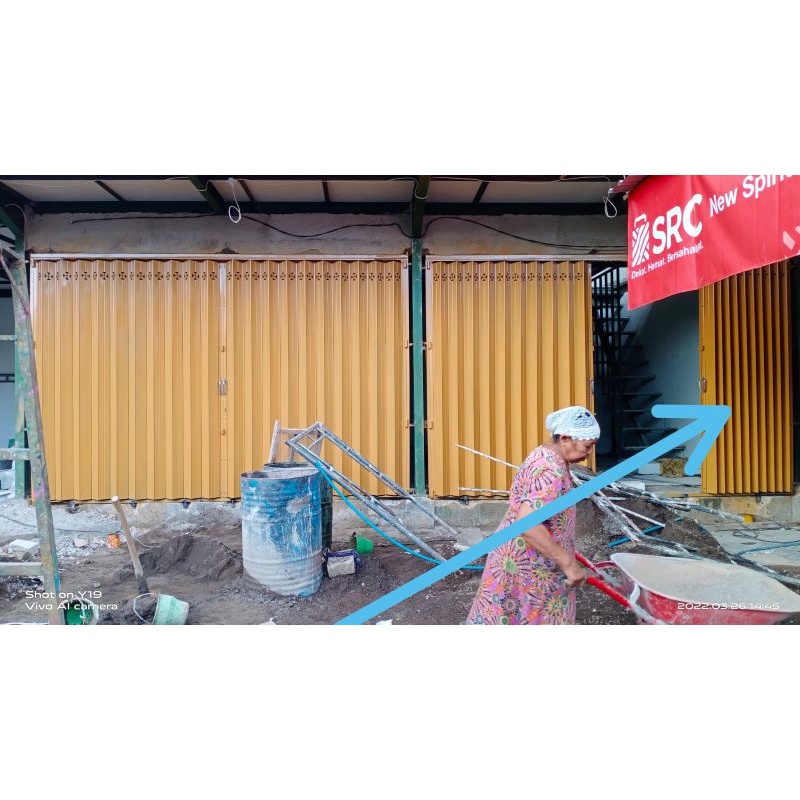 Jual pintu besi harmonika,new | Shopee Indonesia