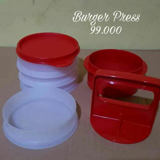 

TUPPERWARE DISKON SALE BURGER PRESS ALAT PENCETAK BURGER