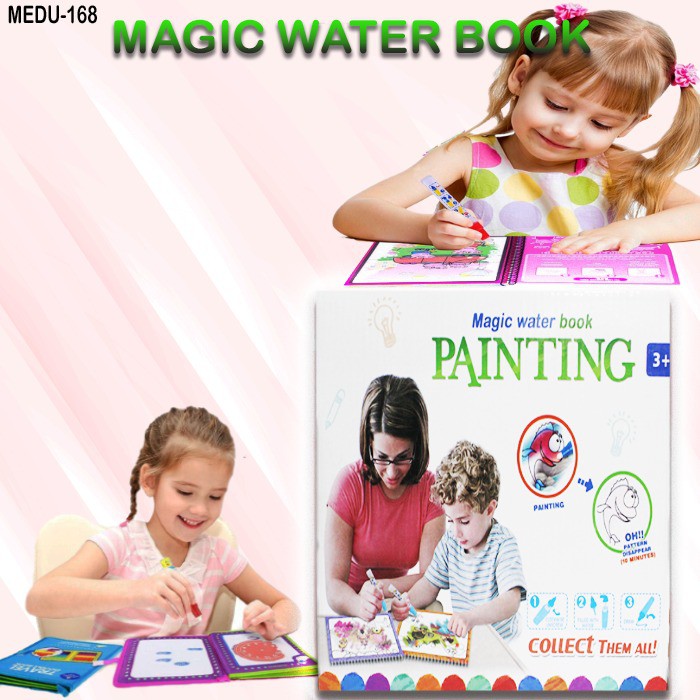 

New Formula MAGIC WATER BOOK BUKU MENGGAMAR MULTI WARNA BUKU CAT AIR