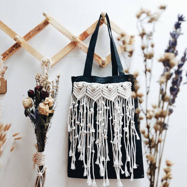 Macrame tote bag/tas/tote bag