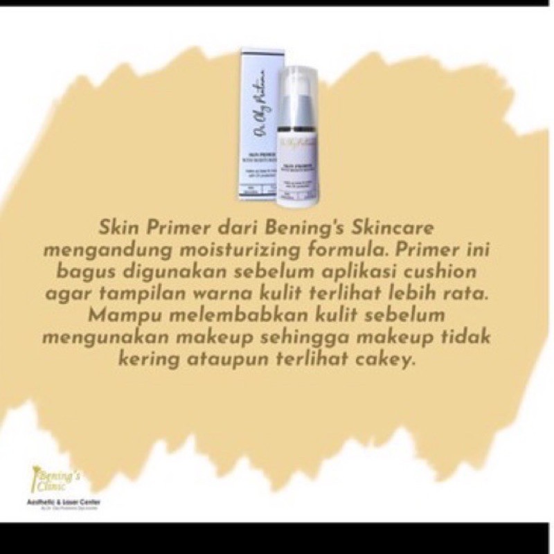 Skin Primer | Base Make Up // Benings Clinic by dr. Oky pratama