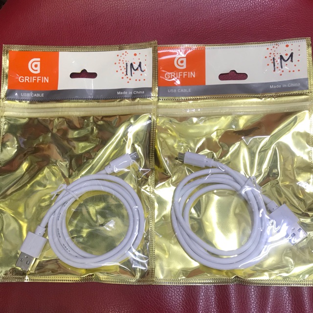 KABEL DATA GRIFFIN  MURAH 1 METER FOR MICRO CABLE DATA USB GRIFFIN MICRO