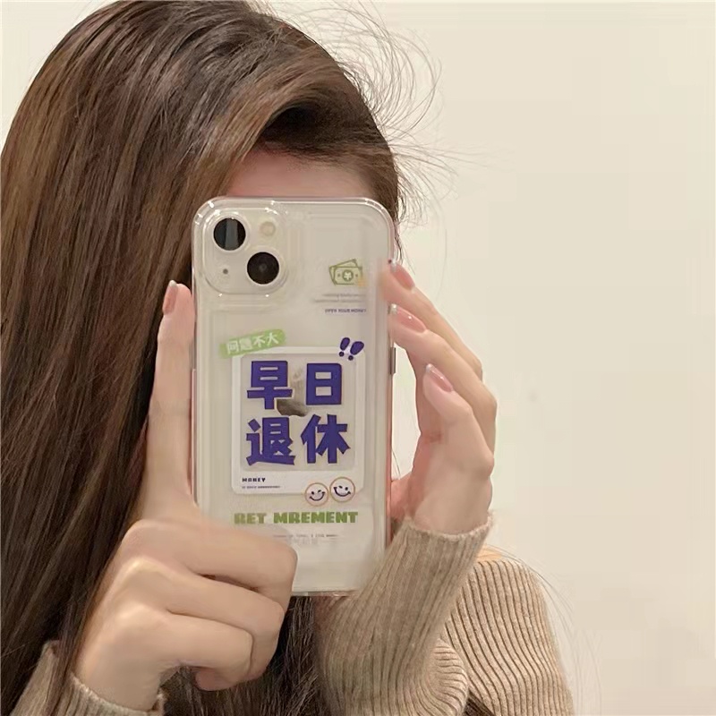 Case Bahan Akrilik Transparan 13 Pro 13prm Untuk iPhone 11 7Plus 8Plus Xr XS 13 12 Pro Max