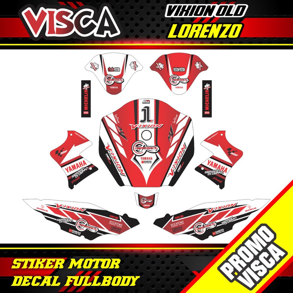 Decal Vixion OLD Decal Vixion OLD Stiker Vixion OLD Stiker Vixion OLD Lorenzo