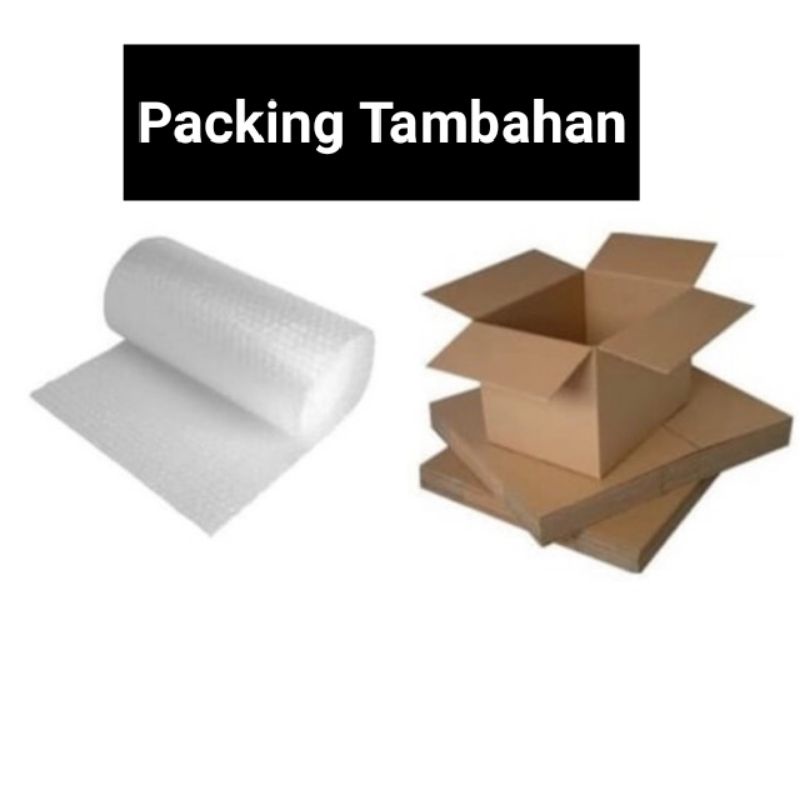 

packing tambahan kardus+bubblewarp