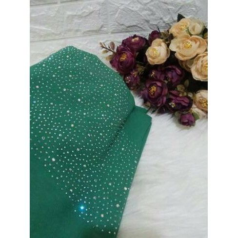 ۞ Hijab JILBAB SegiEmpat Bella Pesta Payet Swarosky ✽