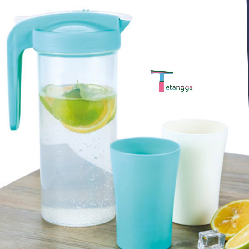 Teko Set of 5 Pcs/Water Jug /Ceret Air Plastik/Teko Air/ Pitcher Water Jug Infused Eskan Air Minum